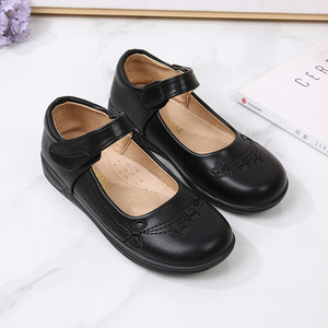 <span class=keywords><strong>Scarpe</strong></span> in Ecopelle per Ragazze Estate 2025 Suola Morbida da Ballo Stile Britannico Moda <span class=keywords><strong>Scarpe</strong></span> Singole Nere per Bambini Traspiranti con Chiusura a Strappo - Product Image 2