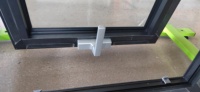 Ventana de Aluminio con Doble Acristalamiento, Insonorizada e Impermeable, de Apertura Superior, para Renovaciones Residenciales, Mejora, Reequipamiento, Reemplazo