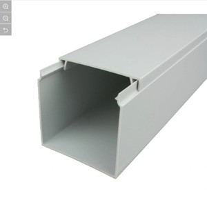 Canaleta <span class=keywords><strong>de</strong></span> PVC cuadrada ignífuga personalizada Canaleta <span class=keywords><strong>de</strong></span> cable <span class=keywords><strong>de</strong></span> plástico Canaleta <span class=keywords><strong>de</strong></span> cableado <span class=keywords><strong>de</strong></span> PVC expuesta - Product Image 3