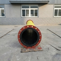 Tuyau de dragage sur mesure avec brides flottantes ou fixes, tuyau souple en caoutchouc pour le refoulement de boues pour projets de quais