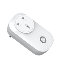 UK Home Automation WiFi Smart Plug Tuya Fernbedienung Steckdose Kompatibel mit Alexa und Google 16A Nennstrom