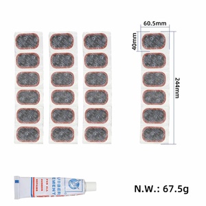 แผ่นปะยางร้อนเย็นขนาดใหญ่ 34x52 มม. ยี่ห้อพีเจ้น 24 ชิ้น สำหรับซ่อมยางในจักรยาน มอเตอร์ไซค์ และสกู๊ตเตอร์ไฟฟ้า - Product Image 3