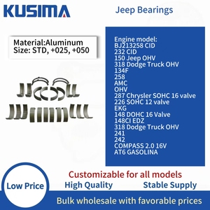 Set di Cuscinetti di Qualità Durevole per Albero Motore e Bielle <span class=keywords><strong>Jeep</strong></span> 232 258 EKG per <span class=keywords><strong>Jeep</strong></span> Cherokee Wrangler <span class=keywords><strong>Compass</strong></span> Ricambi <span class=keywords><strong>Jeep</strong></span> - Product Image 1