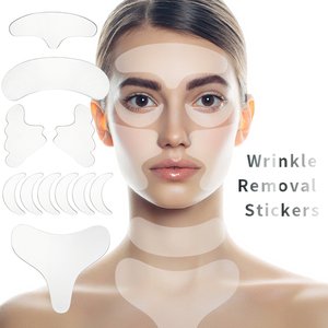 Autocollants <span class=keywords><strong>en</strong></span> Silicone réutilisable pour le visage, 100 pièces, pour le cou, la tête, les yeux, patchs autocollants Anti-rides, bande autocollante Anti-vieillissement - Product Image 1