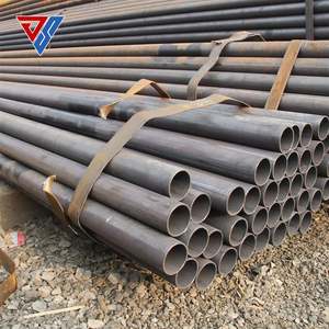 Nhà máy trực tiếp 6M <span class=keywords><strong>erw</strong></span> thép carbon hàn ống 12CR 1mov/15crmo/35crmo/45mn 2/ss400 lớp cho các ứng dụng cấu trúc Đen - Product Image 1