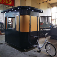 Tricycle de vente ambulante Link-Trip pour hot-dogs, coloré, en acier inoxydable 304, multifonctionnel, à 4 roues, chariot de nourriture, camionnette à glaces