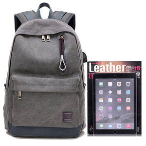 New Korean Style Fashion Geometric <b>College</b> Middle School <b>Bag</b> Waterproof Canvas Rucksack Physiological Curve Back Zipper Closure - Product Image 5