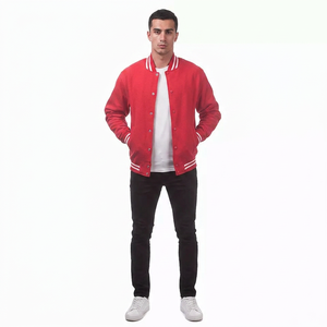 Vendeur direct en gros de vestes universitaires, offrant des prix d'usine, personnalisation de la marque, fabrication en grande quantité, 100% coton, pour hommes - Product Image 1