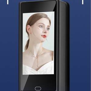 Cerradura Inteligente Qleung S819 2max Negra Graffiti con Mirilla, Intercomunicador, Desbloqueo Remoto y Huella Dactilar - Product Image 2