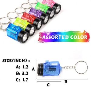 Mini lampe torche porte-clés, lampes de poche rechargeables par USB, petites lampes de poche pour situations d'urgence, mini lampe torche LED, cadeau coloré - Product Image 2