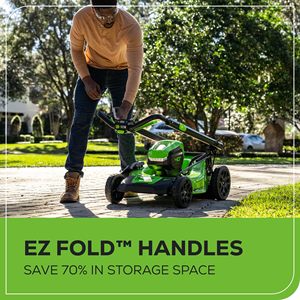 Tosaerba a Batteria Brushless Semovente da 40V 21 Pollici con Faro a LED, Manici in Alluminio, Batteria da 5.0Ah e Caricabatterie - Product Image 6