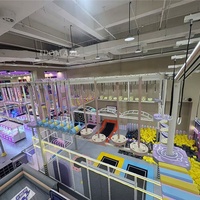 Équipement de parc de trampolines intérieur commercial, fosse à mousse pour enfants, mur de jeu interactif, aire de jeux souple avec trampolines pour centre d'amusement