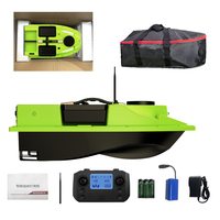 Bateau à appâts avec sonar GPS en plastique pour la pêche à la carpe, avec télécommande et vitesse de 8,0 mph