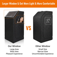 Sauna vapeur portable individuel pour le corps entier, tente de sauna intérieur pour 1 personne, en vente