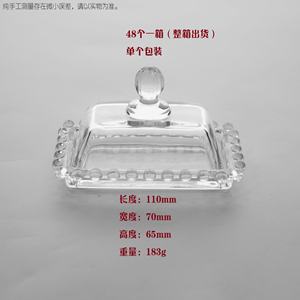 Новинка 2026 года – Прозрачная стеклянная масленка с ручкой для домашней кухни. Элегантный стеклянный контейнер для масла для вечеринок и подачи блюд. - Product Image 2