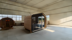 Casas de sauna tradicionales domésticas y comerciales, piscinas al aire libre, sauna al por mayor de fábrica de madera maciza de alta calidad. - Product Image 4