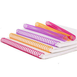 PVCプラスチックシングルバインディングスパイラルコイルA4 A5ノートバインディングワイヤ用 - Product Image 6