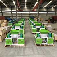 Équipement de broyage pour balles de paille et déchets plastiques, machine à broyer les pneus