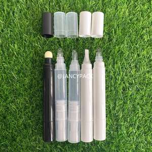 Tubo de bolígrafo giratorio cosmético de 10ml, esencia líquida redonda, aceite para cutículas, esmalte de uñas, bolígrafo giratorio con cepillo de silicona, accesorios de maquillaje - Product Image 2