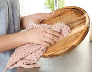 Organiseur de <span class=keywords><strong>placard</strong></span> en bois d'acacia, support de <span class=keywords><strong>rangement</strong></span> pour épices, condiments, comptoir de cuisine, support à épices rotatif à 360 degrés - Product Image 6