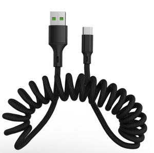 2020 nouveau Personnaliser 1m 1.2m 1.5m 2m 3m <span class=keywords><strong>Chargeur</strong></span> Rapide Flexible Spiralé Tressé USB-C USB de Type C Données Câble de Charge - Product Image 2
