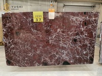 Dalles de marbre naturel Rosso Levanto rouge poli de luxe YUSHI pour la décoration intérieure des hôtels et villas - Écologiques et personnalisables