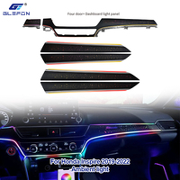 Kit d'éclairage d'ambiance intérieur de voiture 12V Glefon 64 couleurs avec contrôle par application pour Honda Inspire 2019-2022, Lampe d'ambiance Plug and Play