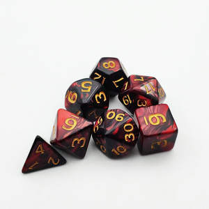 Juego de dados poliédricos de doble color personalizados al por mayor-Juego de dados poliédricos de mazmorras y dragones - Product Image 5