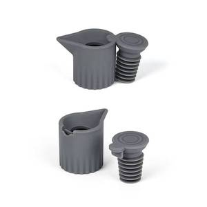 Tapón de Silicona Reutilizable de Grado Alimenticio, Sellador Cónico a Prueba de Polvo para Botellas de Bebidas y Vino, Tapón Cónico - Product Image 3