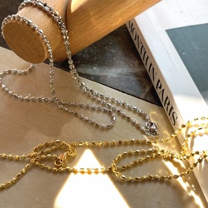 Collier à franges en argent pur S925 pour femmes, design élégant et polyvalent avec des perles - Product Image 5