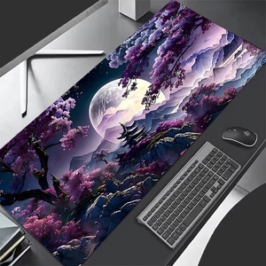 중국어 그림 달빛 멋진 PC 게임 마우스 패드 게이머 매트 Teclado 패드 매트 노트북 사무실 카펫 900X400 - Product Image 3