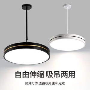 Luminaire suspendu rond Haoshun Led 30cm 90 CRI pour espaces commerciaux, restaurants, studios - Product Image 4