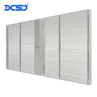 Écran Led Transparent d'intérieur haute luminosité, Solution personnalisée, rideau de verre étanche, écran Led Transparent
