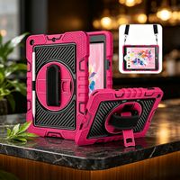 Housse de protection pour tablette en silicone + PC acrylique adaptée aux enfants, coque arrière durable pour Apple iPad 10e génération 10,9'' 2022