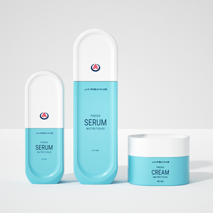 Đầy Màu sắc 30ml <span class=keywords><strong>50ml</strong></span> 100ml thủy tinh mỹ phẩm container thủy tinh chăm sóc da bao bì Kem Jar và Lotion chai Bộ - Product Image 5