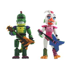 HY Nouveauté <span class=keywords><strong>Five</strong></span> <span class=keywords><strong>Nights</strong></span> <span class=keywords><strong>at</strong></span> Freddy's Jouets Figurines d'action 3D en PVC, Lot de <span class=keywords><strong>5</strong></span> Poupées Freddy FNaF avec Lumière - Product Image 3