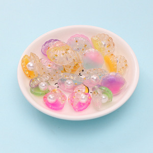 JO Mini Shell Pearl <b>Educational</b> <b>Toys</b> Colorful Small Shell Figures Resin Material for 1 Inch 32mm 35mm 38mm Capsule <b>Toys</b> - Product Image 2
