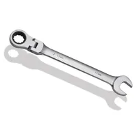 Jeu de clés à cliquet à tête flexible 12 pièces, 1/4''-13/16'', 72 dents, chromées, de qualité supérieure, pour réparation de motos