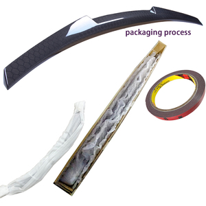 สปอยเลอร์หลังคาร์บอนไฟเบอร์ลายรังผึ้งสไตล์ M4 สำหรับรถยนต์ BMW ซีรีส์ 5 รุ่น G30 G38 และ M5 F90 ปี 2016-2023 - Product Image 6