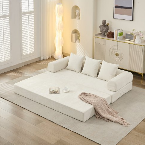 Beige + Chenilla + Espuma