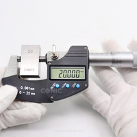 Micromètre numérique électronique à double sens 0-25 mm/0-1 po avec échelle gravée au laser et pointe en carbure
