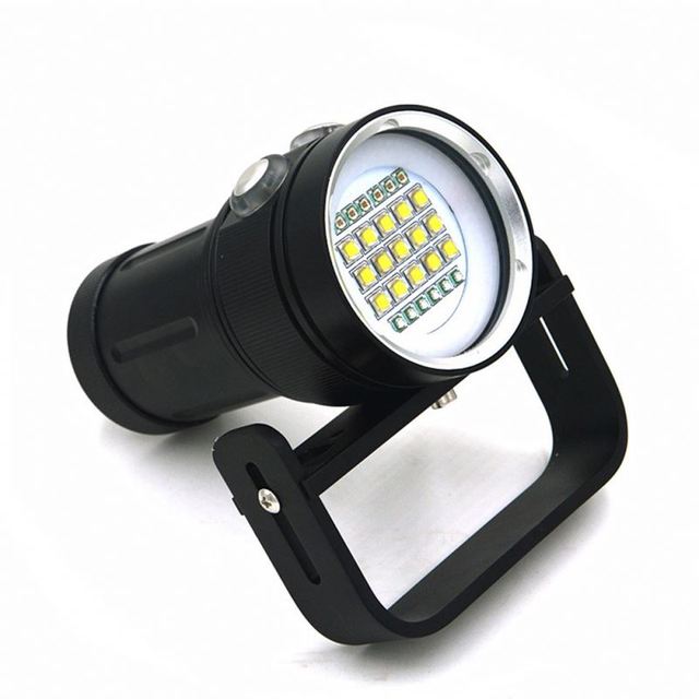 Hot Style Waterproof Video Photography Underwater Canister Diving Headlamp Torch Flashlight Diving Flashlight
