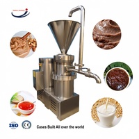 Broyeur colloïdal en acier inoxydable 304 à large plage de production pour beurre de cacahuète, pâte de mamarind et fabrication de tahini, capacité 50-2000 kg/h