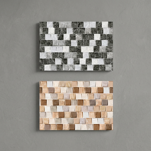 Carreaux muraux extérieurs 3D gris de qualité supérieure 30x45cm Céramique numérique 300x450mm Porcelaine émaillée brillante 12x18 pouces - Product Image 1
