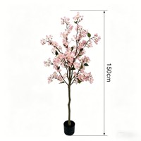 Tanaman Gantung Bougainvillea Buatan Grosir, Bunga Tahan UV, Untaian Bunga Sutra Simulasi untuk Taman Luar Ruangan