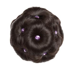 Pièce de <span class=keywords><strong>chignon</strong></span> de <span class=keywords><strong>cheveux</strong></span> tresse <span class=keywords><strong>mariée</strong></span>, perruque avec <span class=keywords><strong>chignon</strong></span> pour <span class=keywords><strong>cheveux</strong></span> <span class=keywords><strong>courts</strong></span>, coussin de <span class=keywords><strong>chignon</strong></span> artificiel à neuf fleurs - Product Image 5