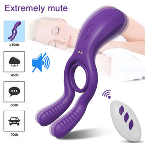 Konijn Ontwerp Vibrerende Cockring 10M Afstandsbediening <span class=keywords><strong>Penis</strong></span> <span class=keywords><strong>Ring</strong></span> Met 12 Trillingen Modes Siliconen Erectie Ringen Voor Mannen - Product Image 6