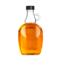 Qualité Allemande1100ml Personnalisé OEM ODM Pot d'huile de cuisine en verre pichet d'huile d'olive doseur avec main