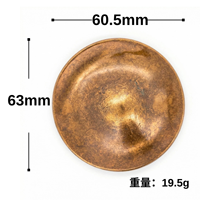 Broche en alliage Baiwei de style rétro pour robes de cérémonie, utilisable toute l'année, modèle W14001, approvisionnement direct usine, vente en gros