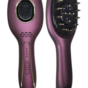 Peigne de massage vibrant pour le cuir chevelu aux huiles essentielles, rouge et bleu, pour la croissance des cheveux et la lutte contre la chute des cheveux - Masseur capillaire vibrant - Product Image 6